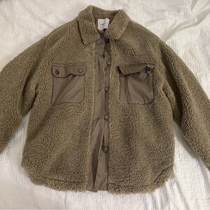 Angel Kiss Brown Teddy Jacket